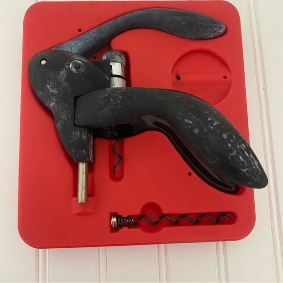 Houdini Lever Corkscrew Spare Spiral Included by Metrokane Missing Foil Cutter - Picture 2 of 4